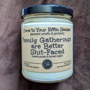 Effin Candle Sweet Potato Brown Sugar- New & Unlit